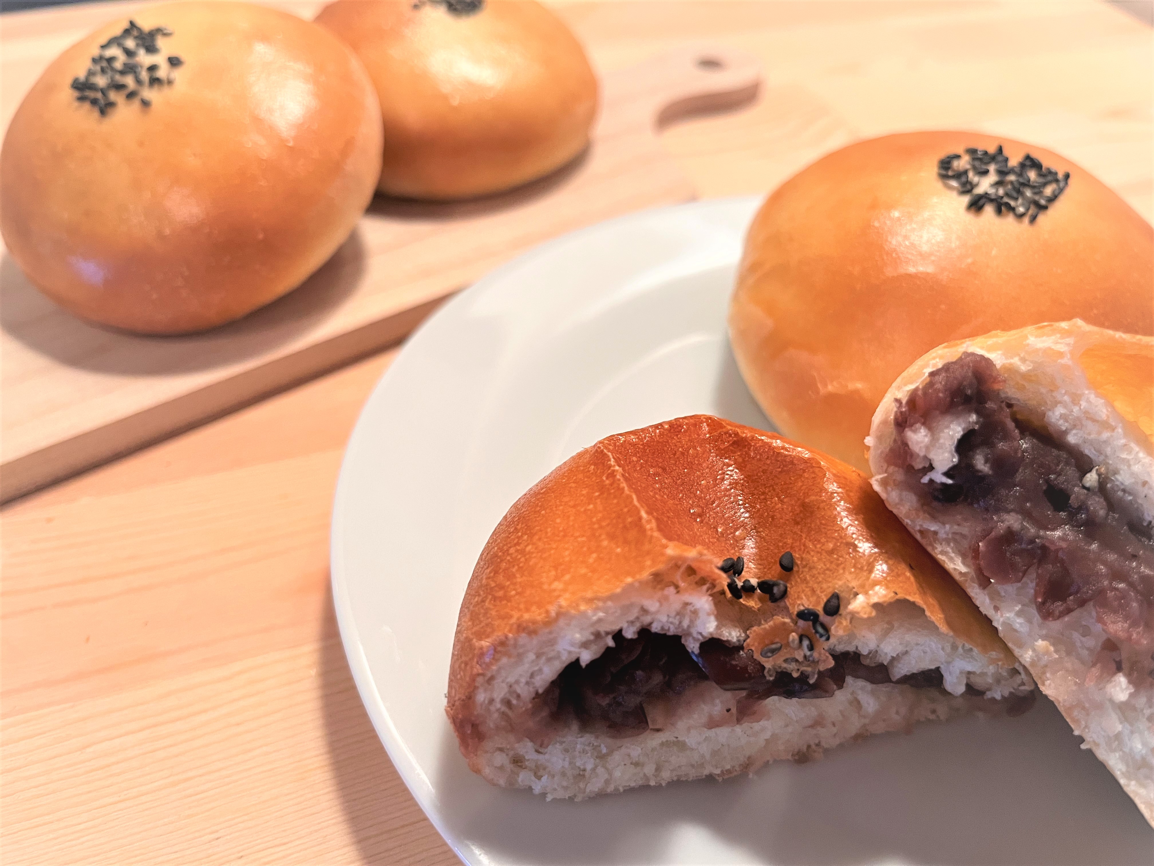 中種法あんぱんの写真